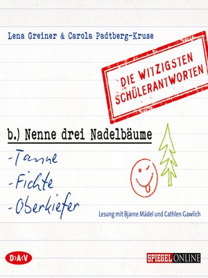 cover image of Nenne drei Nadelbäume